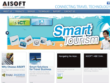 Tablet Screenshot of aisoftthailand.com